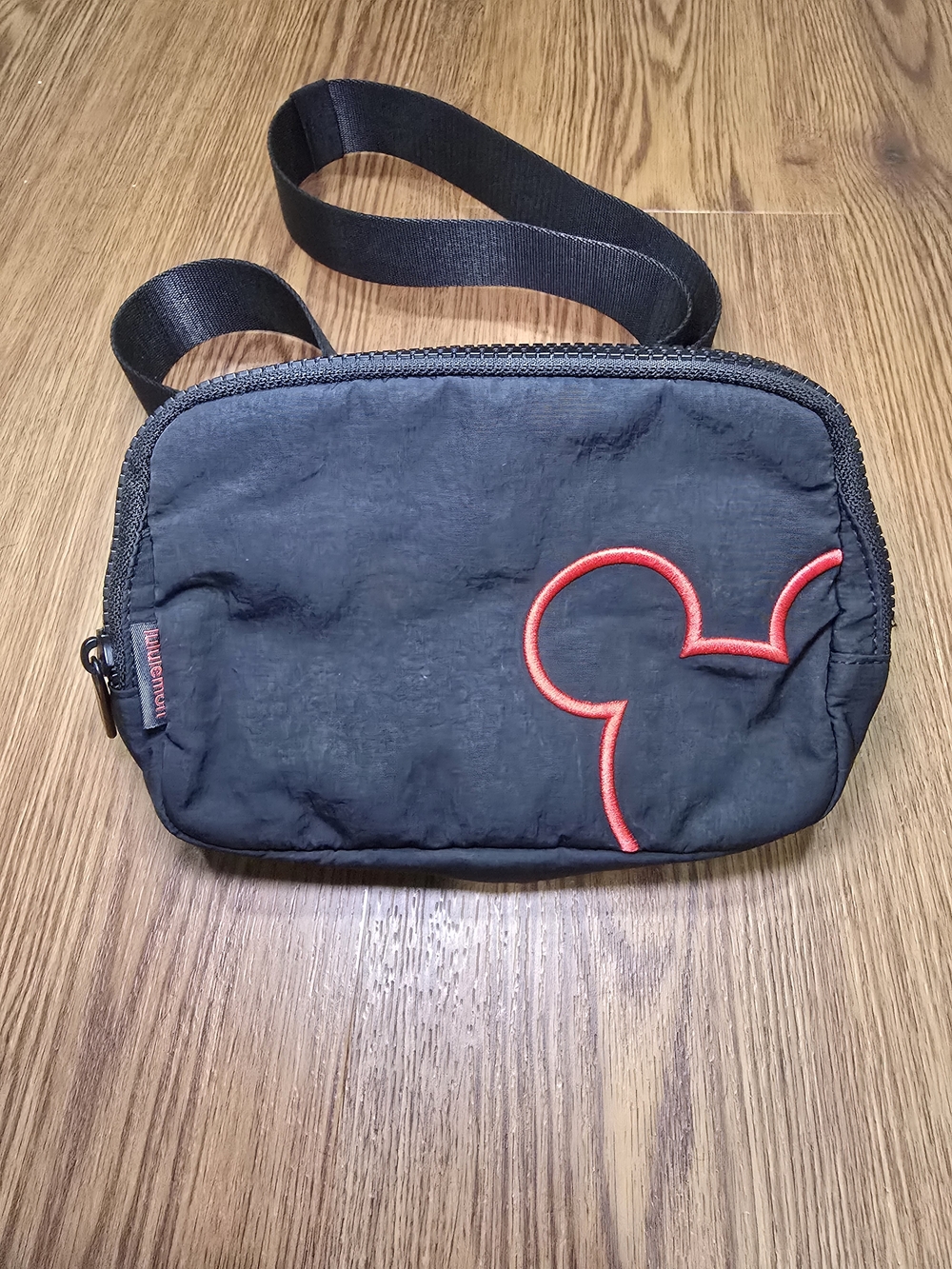 lululemon X Disney athletica Black Belt Bag
